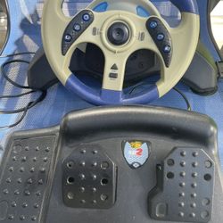 Playstation Wheel and Pedals
