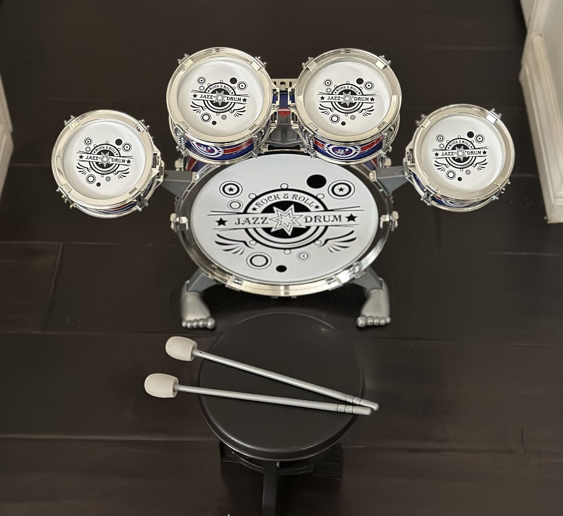 Toddlers Drum Set / Kids Jazz Band Rock Kit