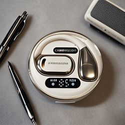 NEW Earhooks Wireless Headphones HIFI Sound Bluetooth Earphones Small Round Cake