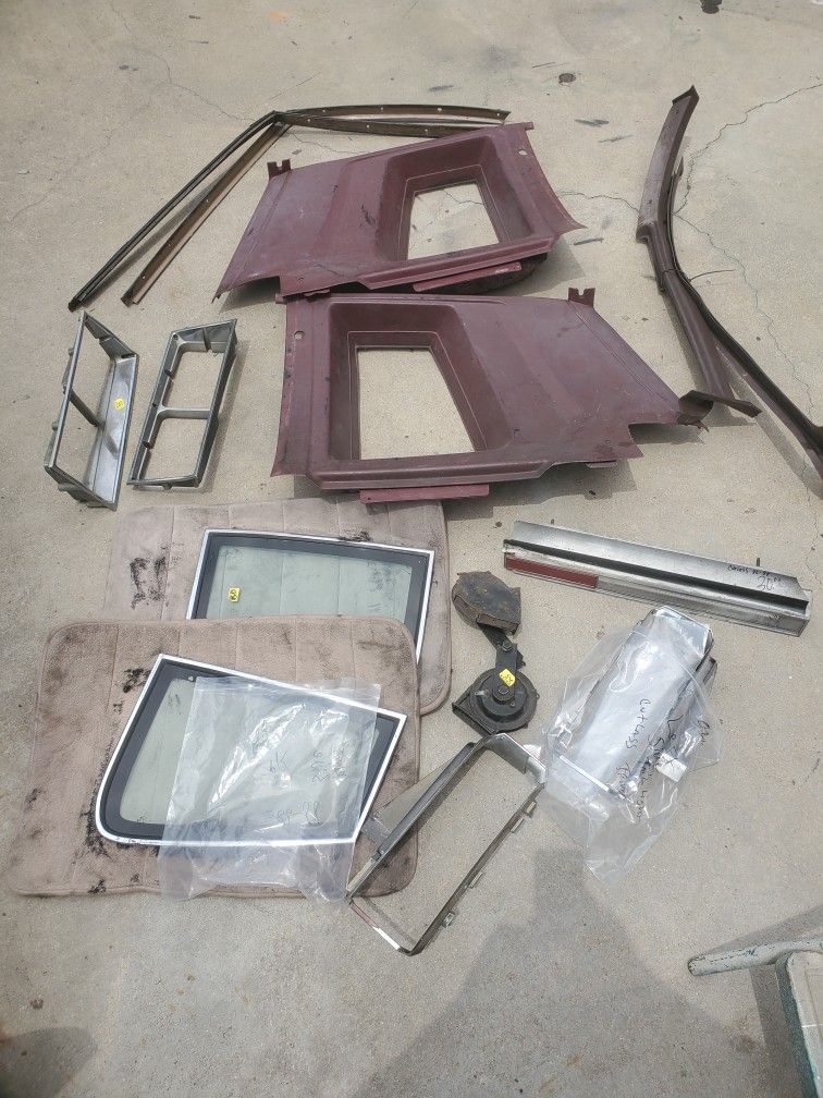 Oldsmobile Cutlass 2dr Parts Package Deal 85 Up Rear Quarter Glass Ect See Pictures