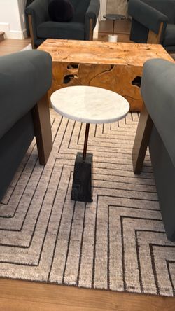 Four Hands Marble Side Table