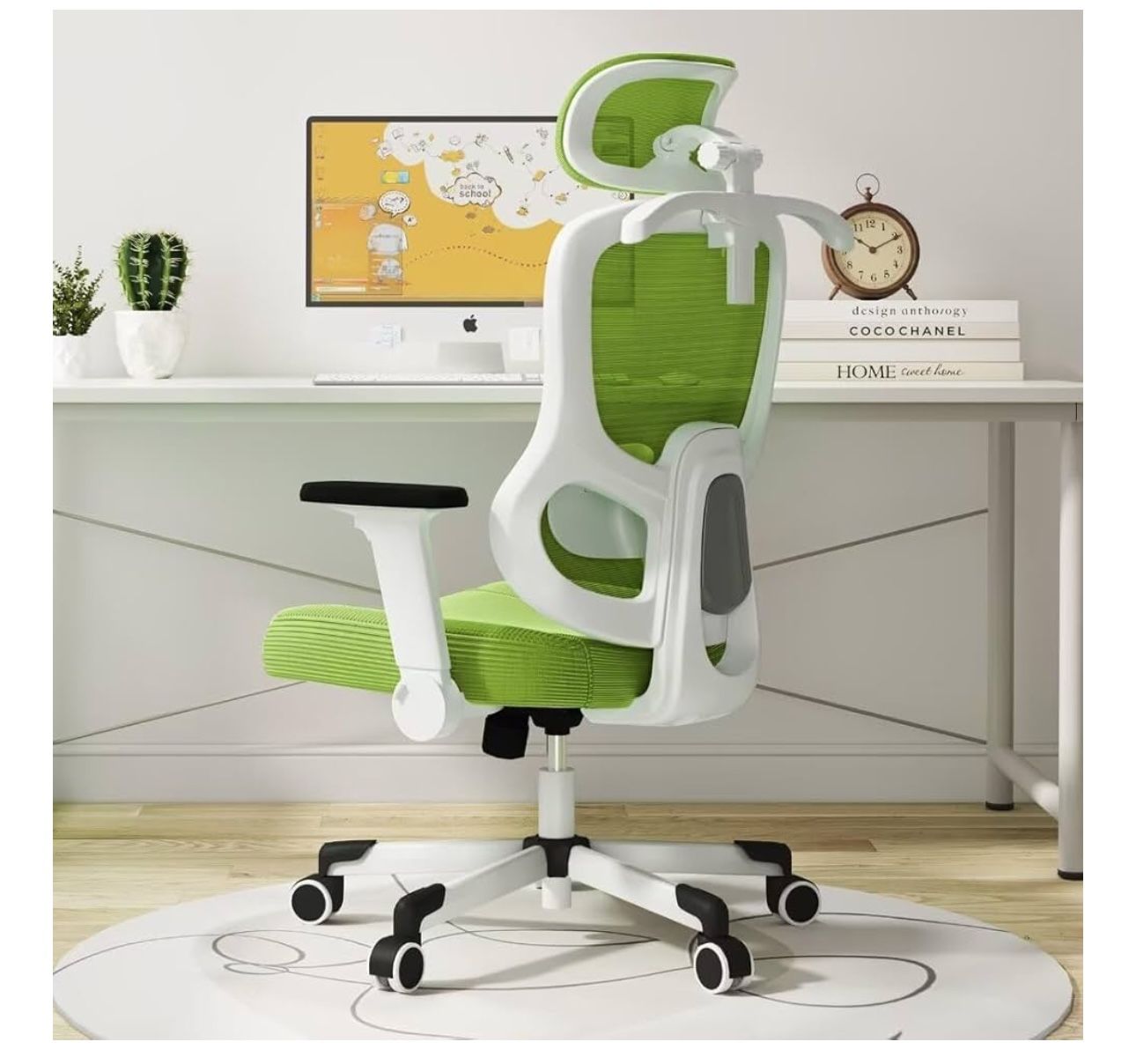Ergonomic Office Chair Big Tall Reclining Gaming Chair Adjustable Lumbar Support 6D Armrest