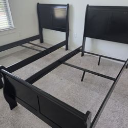 Twin Bed Frames + Headboard 