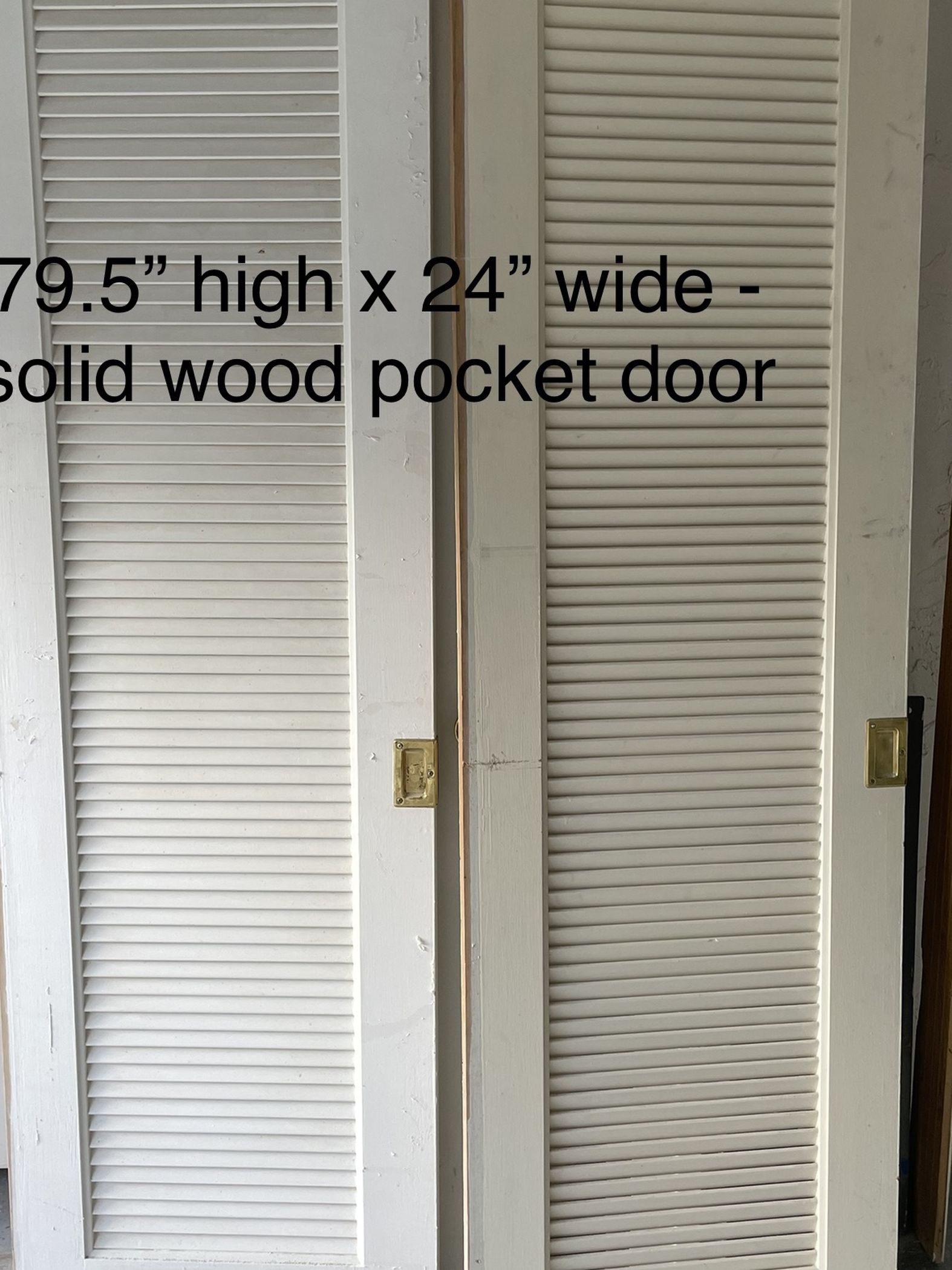 Solid Wood Pocket Doors