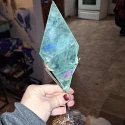 💎 Crystals | Green Fluorite Diamond 💎