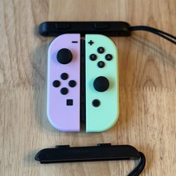 Joycons For Nintendo Switch Light Pink Green