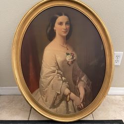 Antique Print - Southern Belle 