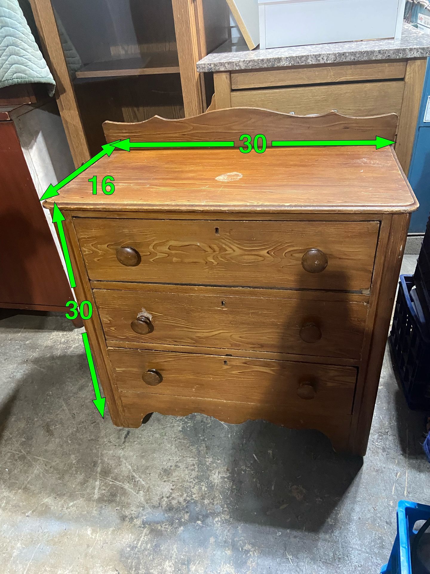 3 Drawer Dresser