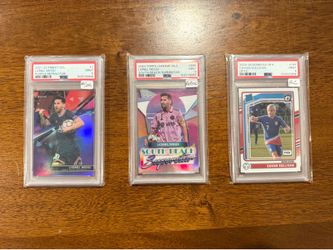 Soccer cards - Messi and Cavan Sullivan