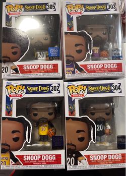 Lakers snoop Funko Pop Tha Dogg House Inglewood Exclusive Set Of 4