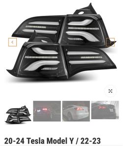 Tesla Model 3/Y Alpha Rex Taillights (Amber Turn Signals)