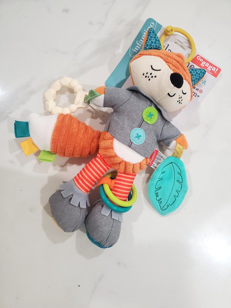 Infantino Go gaga! Playtime Pal - Fox

Details
Highlights
Premium fabrics, textures and ribbon tags
Rattles and jingles
Crinkle leaves
BPA-free silico