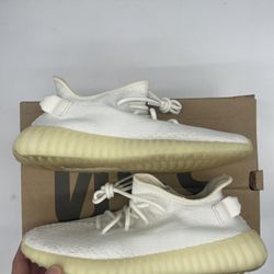 Yeezy 350 Cream Triple White Size 9 Worn With Box