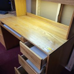 OFFICE/STUDENT/BENCH WORK DESK WITH 3 DRAWERS WITH/WITHOUT SHELVES (HOME76)