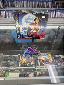 Lunar Eternal Blue 2 PS1 CIB $250 Gamehogs 11am-7pm