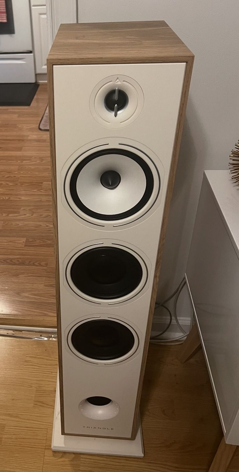 Triangle Borea BR08 Floorstanding Speaker, Light Oak(2)