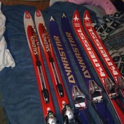 Three Sets Of Skis
