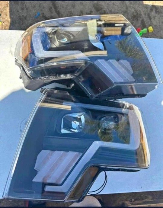 09-14 Ford F-150 LED Headlights Faros Lights Luces Calaveras Micas