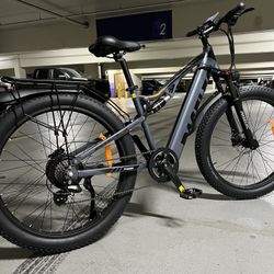 Electric Endurance Mountain E-Bike, 750w, 28mph, Throttle Or Pedal Assist 