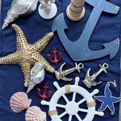 Navy/Aqua party decor
