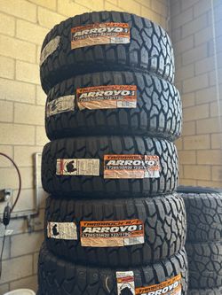 285/55R20 Arroyo RT 4 NEW TIRES INSTALLED AND BALANCED INCLUDED