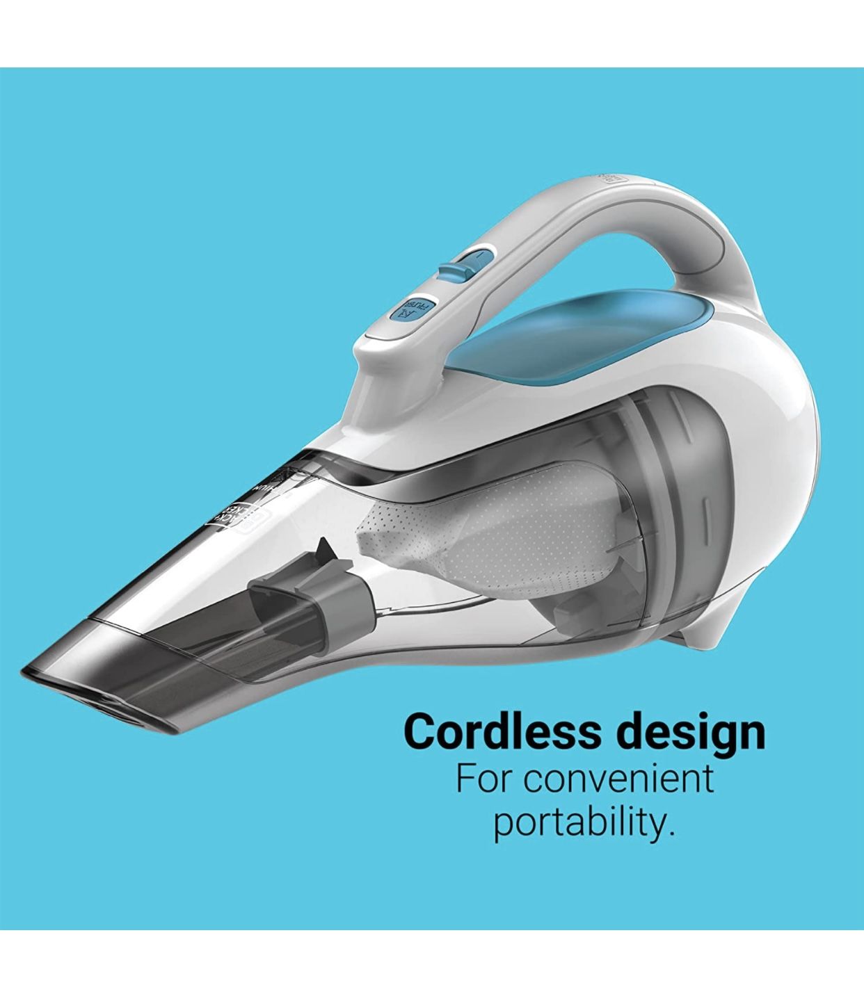 BLACK+DECKER Dustbuster Lithium Hand Vacuum - HHV1315J042. No attachments or cord. But it works fine. Make an offer!