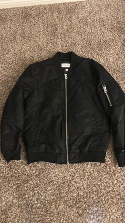 Black Calvin Klein Men’s Bomber Jacket