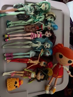 Monster high dolls and more