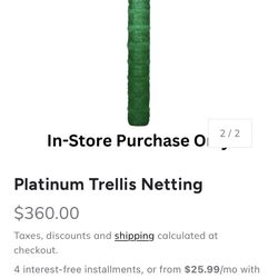 Platinum Trellis Netting