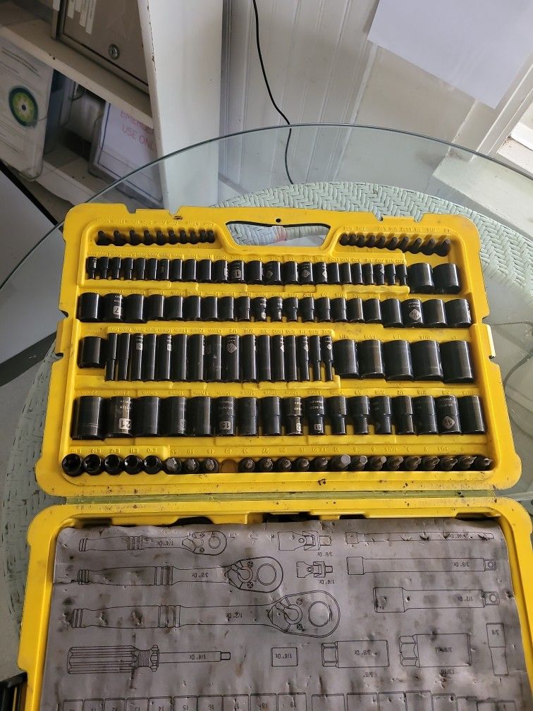 Stanley Professional Grade Black Chrome Mechanics Tool Set