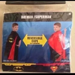 Kids Halloween Costume Reversible Cape