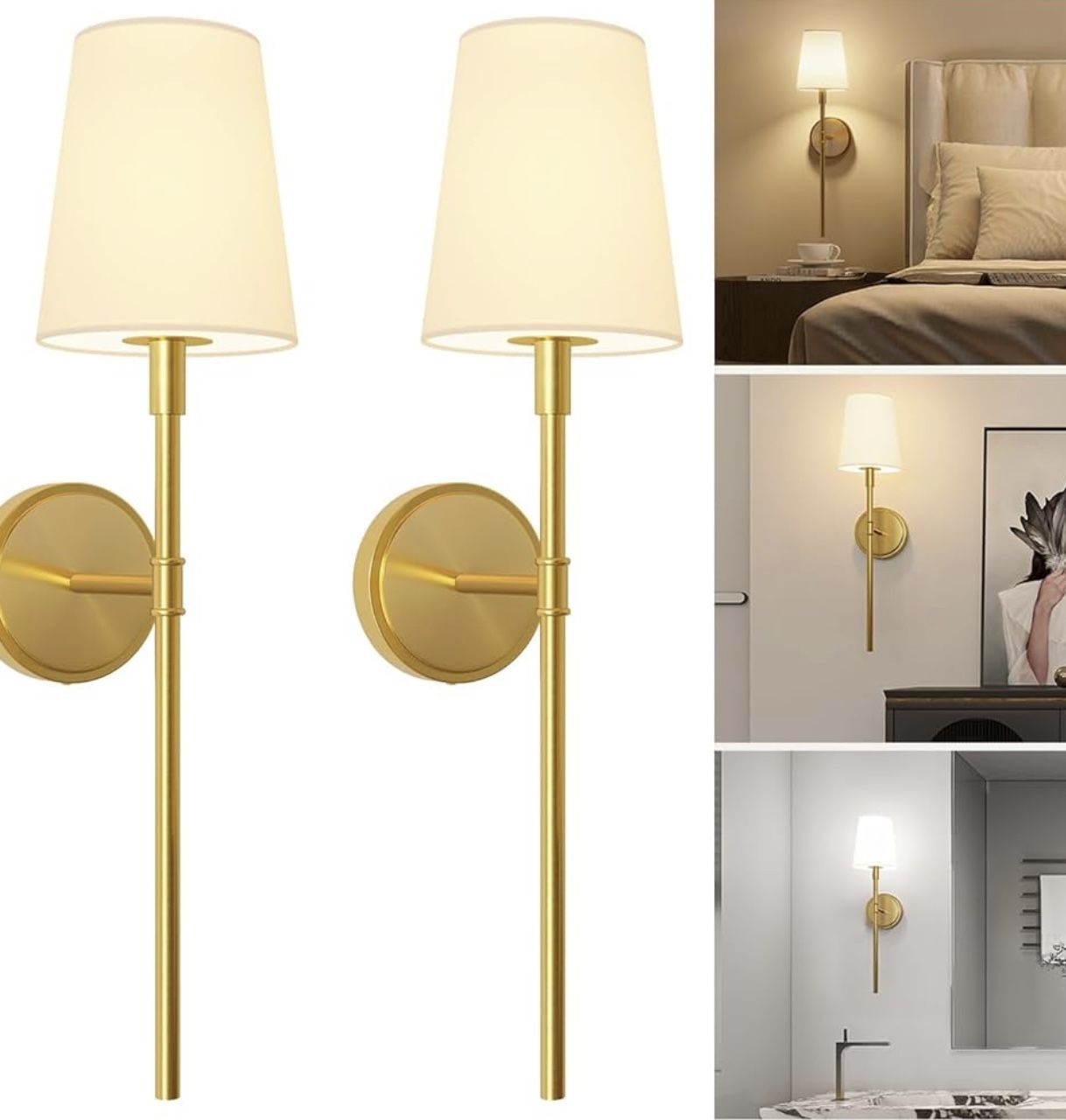 Rechargeable Wall Sconce Set Of 2