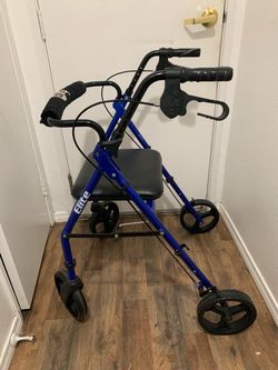 Walker with seat