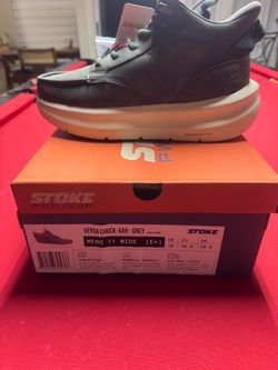 Stoke Versa Chuck-AAH Grey Men's Size 11 Wide