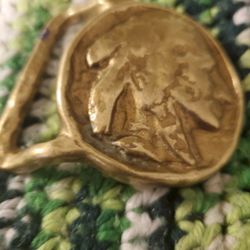 Belt Buckle Indiana Head Nickle 