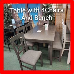😍 Beautiful 6pcs Dining Table Set