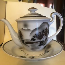 Kutani Tea Set Orched 