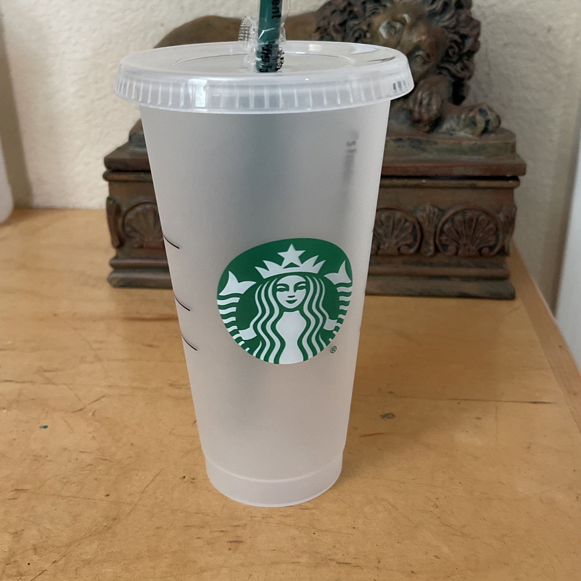 Clear Reusable Starbucks Cup/color Changing Cup (pink)