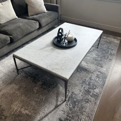 Restoration hardware Thaddeus Coffee Table 55 X 32