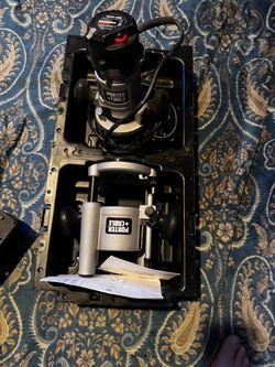Porter cable router and plunge router Att
