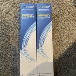 2 Ice Pure Refrigerator Filters New