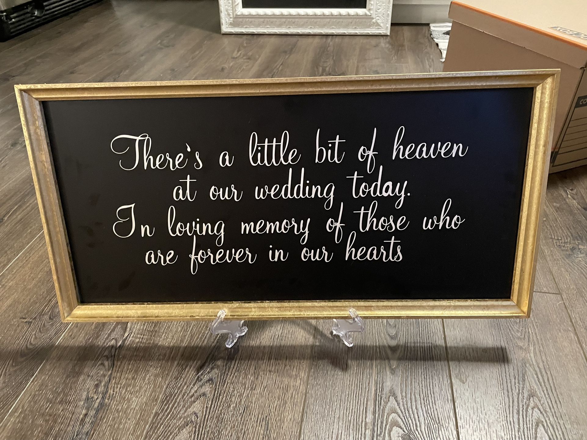 Wedding Memorial Sign