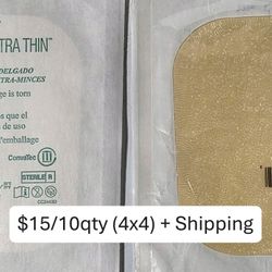Duoderm Extra Thin 4"x4"