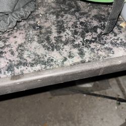 Small Coffee Table Glass Stained To Look Like Granite