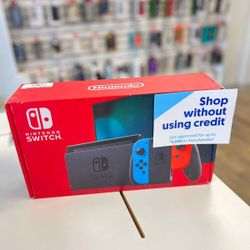 Brand New Nintendo Switch V2 Gaming Console - $25 Down To Take Home Today Pay The Rest Later