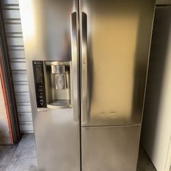 LG Stainless Steel Refrigerator And Freezer