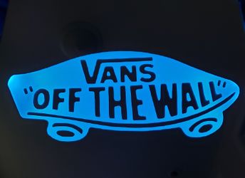 Van's etched lighted mirror