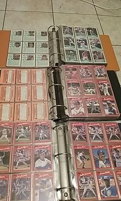 Baseball cards year 1990 and 1989