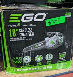 Ego 18in Cordless Chainsaw