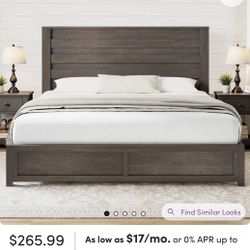 Farmhouse King Platform Bed 